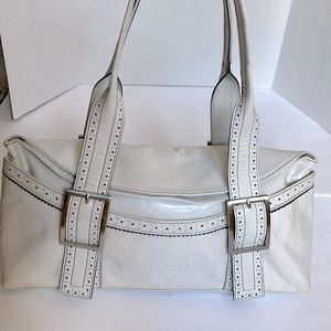 VINTAGE KENNETH COLE SHOULDER BAG - Genuine LEATHER